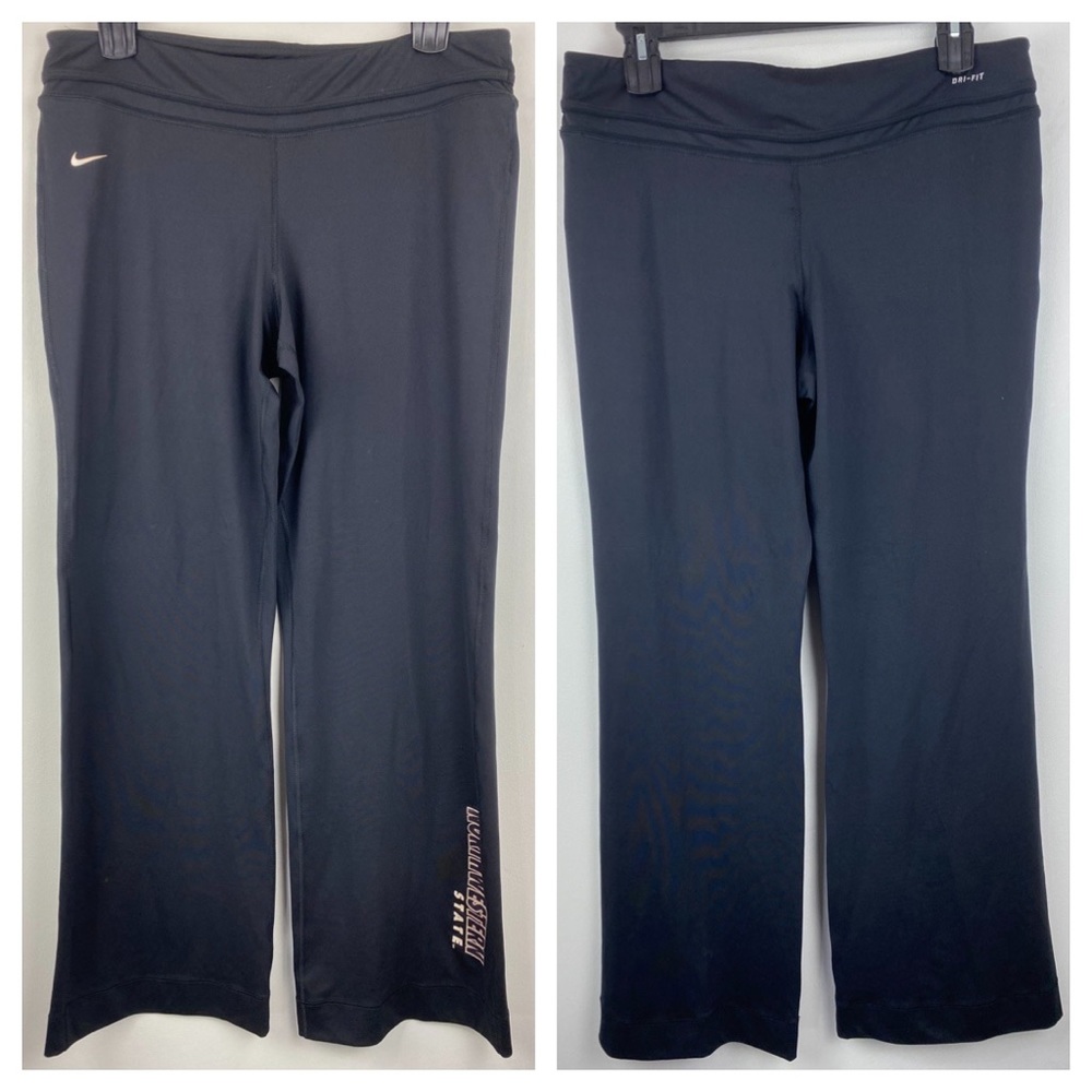 Nike Northwestern State size XL Women’s Black Dri-Fit Wide Leg Active Pants